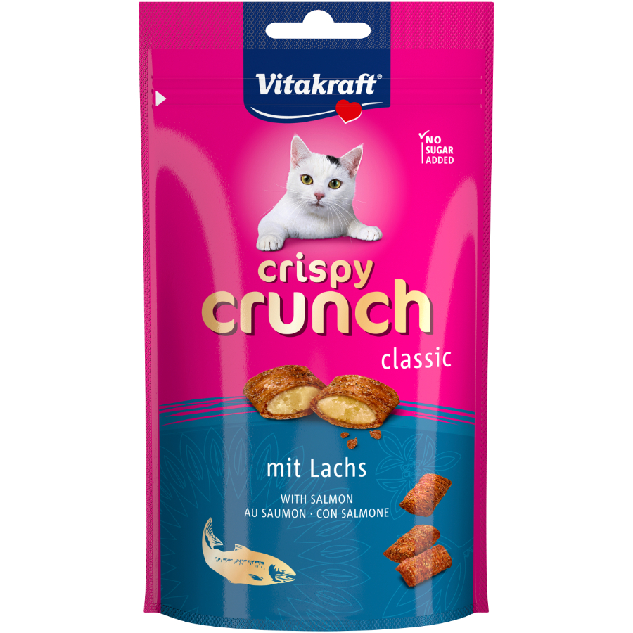 Vitakraft crispy crunch salmón, , large image number null